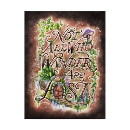 Sheena Pike Art And Illustration 'Not All Who Wander' Canvas Art,24x32